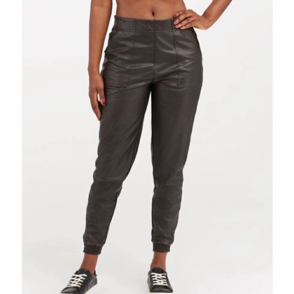 SPANX leather like jogger